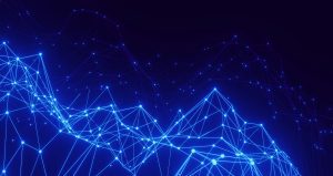 conny-schneider-xuTJZ7uD7PI-unsplash Abstract blue network lines representing artificial intelligence connections.