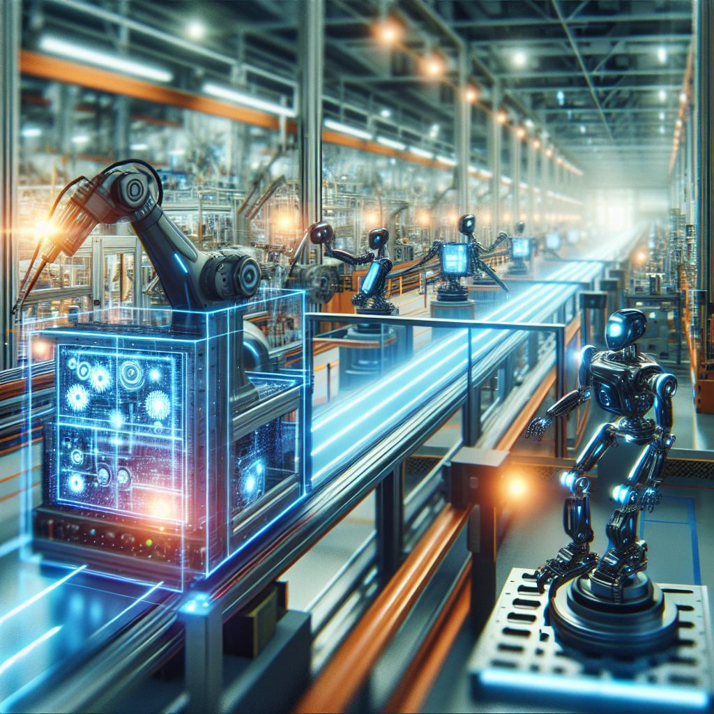 Edge computer vision en fábrica para inspección instantánea.