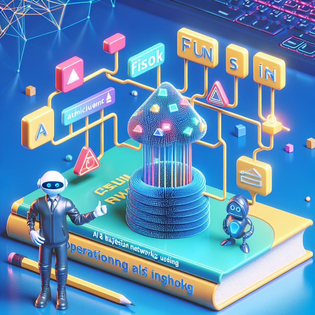 Ilustración conceptual de una red bayesiana aplicada a la modelización del riesgo operacional